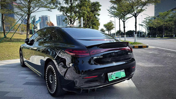 สําหรับ Mercedes-Benz EQE Carbon Fiber Spoiler EQE อัพเกรดกระบอกหางของกระบอกหางแบบ BS