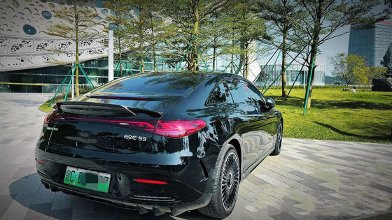 สําหรับ Mercedes-Benz EQE Carbon Fiber Spoiler EQE อัพเกรดกระบอกหางของกระบอกหางแบบ BS