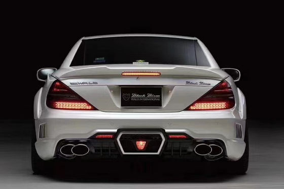 สําหรับ Mercedes SL R230 Widebody Kit SL R230 Upgraded WD Style หน้าและหลัง