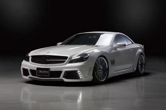 สําหรับ Mercedes SL R230 Widebody Kit SL R230 Upgraded WD Style หน้าและหลัง
