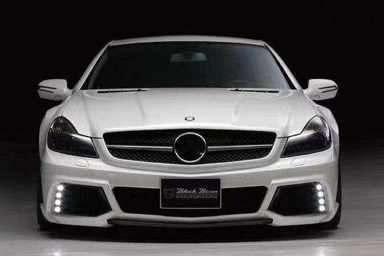 สําหรับ Mercedes SL R230 Widebody Kit SL R230 Upgraded WD Style หน้าและหลัง