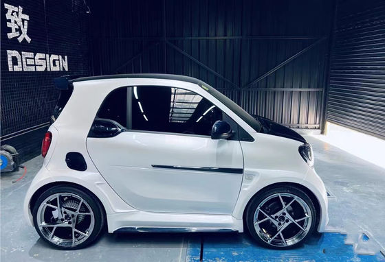 สําหรับ Mercedes SMART คาร์บอน ไฟเบอร์ คอร์ดี้ คิต SMART อัพเกรด MSY สไตล์ คาร์บอน ไฟเบอร์ หน้าลิป Diffuser Spoiler Widebody คิต
