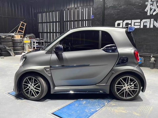 สําหรับ Mercedes SMART คาร์บอน ไฟเบอร์ คอร์ดี้ คิต SMART อัพเกรด MSY สไตล์ คาร์บอน ไฟเบอร์ หน้าลิป Diffuser Spoiler Widebody คิต