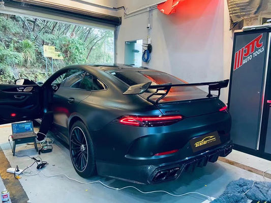 สําหรับ Mercedes-Benz AMG GT50 GT63 สปอยเลอร์ไฟเบอร์คาร์บอน AMG GT50 GT63 ปีกสปอยเลอร์ไฟเบอร์คาร์บอนแบบ RT900 ที่ปรับปรุง