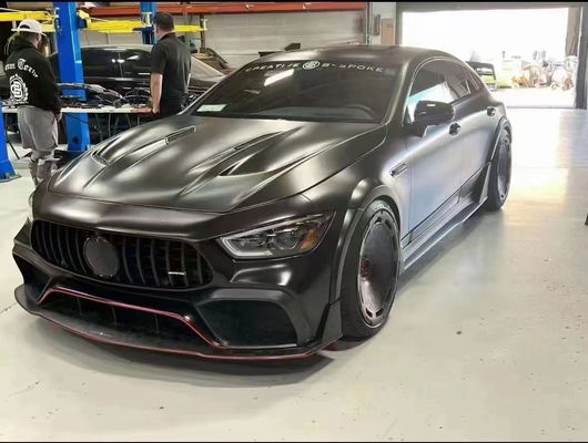 สําหรับเครื่องยนต์ Mercedes AMG GT50 GT63 หัวเครื่องยนต์ไฟเบอร์คาร์บอน AMG GT50 GT63 SCL Style