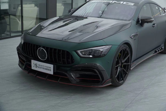 สําหรับเครื่องยนต์ Mercedes AMG GT50 GT63 หัวเครื่องยนต์ไฟเบอร์คาร์บอน AMG GT50 GT63 SCL Style