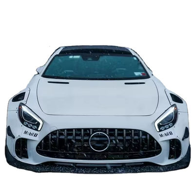 สําหรับ Mercedes AMG GT Carbon Fiber Widebody Kit AMG GT อัพเกรด CBE สไตล์หน้ากระจายริมฝีปาก Spoiler Widebody Kit