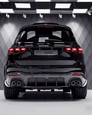 สําหรับ Mercedes X167 GLS450 คาร์บอน ไฟเบอร์ คอร์ดี้ คิต GLS อัพเกรด BS สไตล์หน้า ลิป ดีฟิวเซอร์ สปอยเลอร์