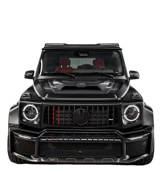 W464 G500 G63 Mercedes Body Kit G800 สไตล์รถยนต์ หน้ารถชนกัน สปอยเลอร์ วงล้อ
