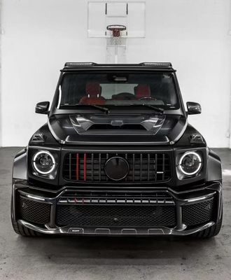 W464 G500 G63 Mercedes Body Kit G800 สไตล์รถยนต์ หน้ารถชนกัน สปอยเลอร์ วงล้อ