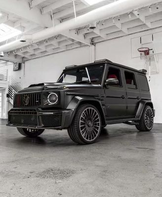 W464 G500 G63 Mercedes Body Kit G800 สไตล์รถยนต์ หน้ารถชนกัน สปอยเลอร์ วงล้อ