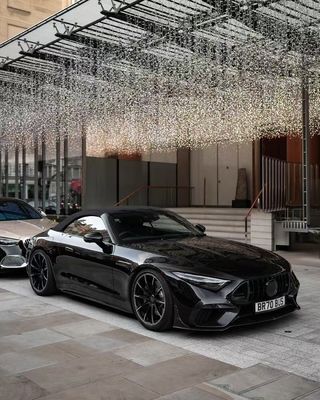 SL63 Mercedes Benz SL Body Kit 2015 - 2016 BS สไตล์ ฮูด สโปเลอร์ ดิฟฟิวเซอร์ฝีปากด้านหน้า
