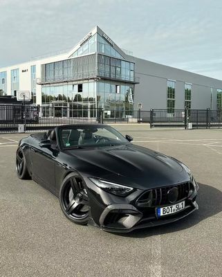 SL63 Mercedes Benz SL Body Kit 2015 - 2016 BS สไตล์ ฮูด สโปเลอร์ ดิฟฟิวเซอร์ฝีปากด้านหน้า